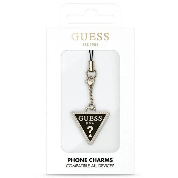 Anhänger / Schlüsselanhänger Guess GUCPMTDCK Triangle Diamond Charm Rhinestone, Gold - Image 5