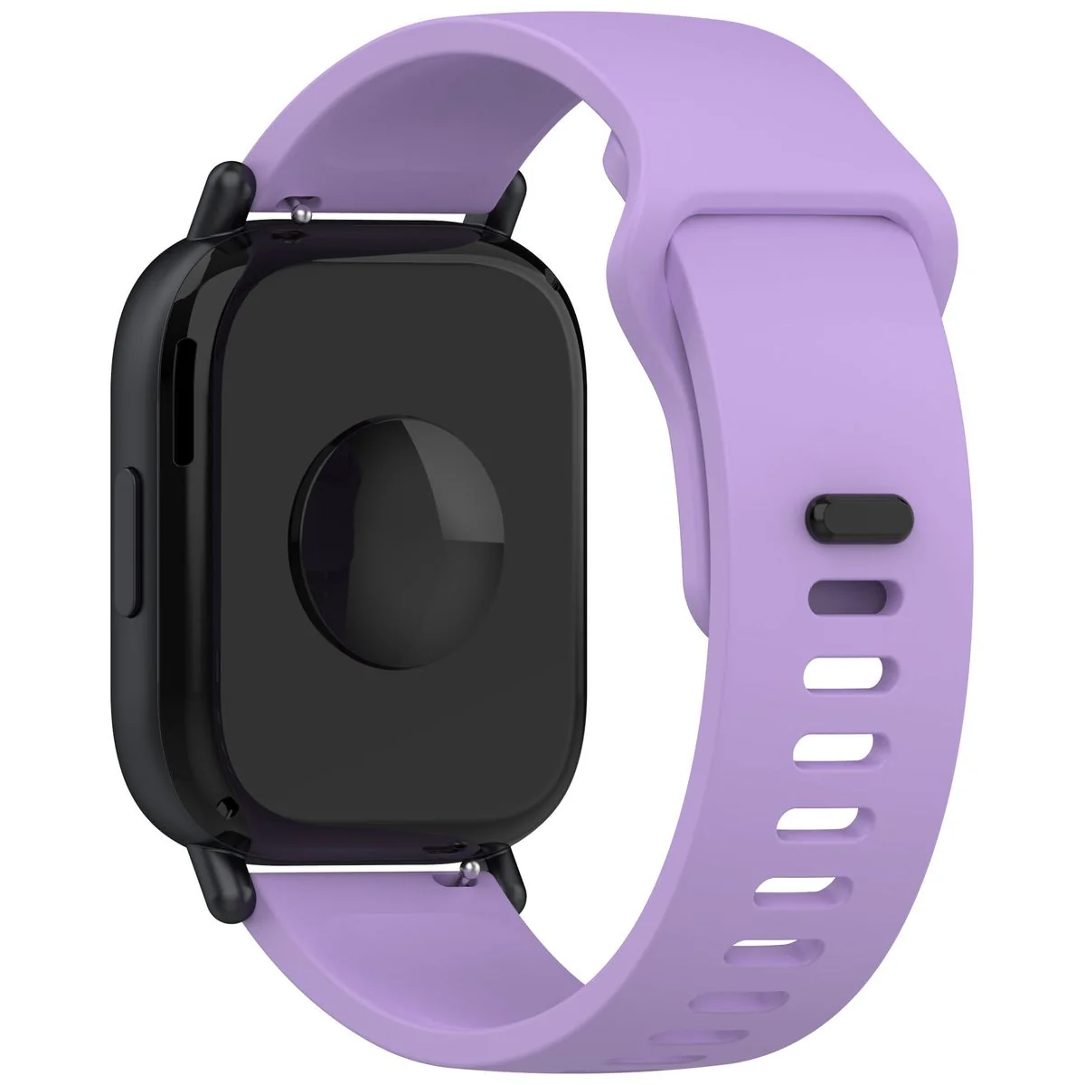 Silikon Armband für Smartwatch, Bizon Strap Watch Silicone Pro H, QuickRelease 22 mm, Violett - Image 4