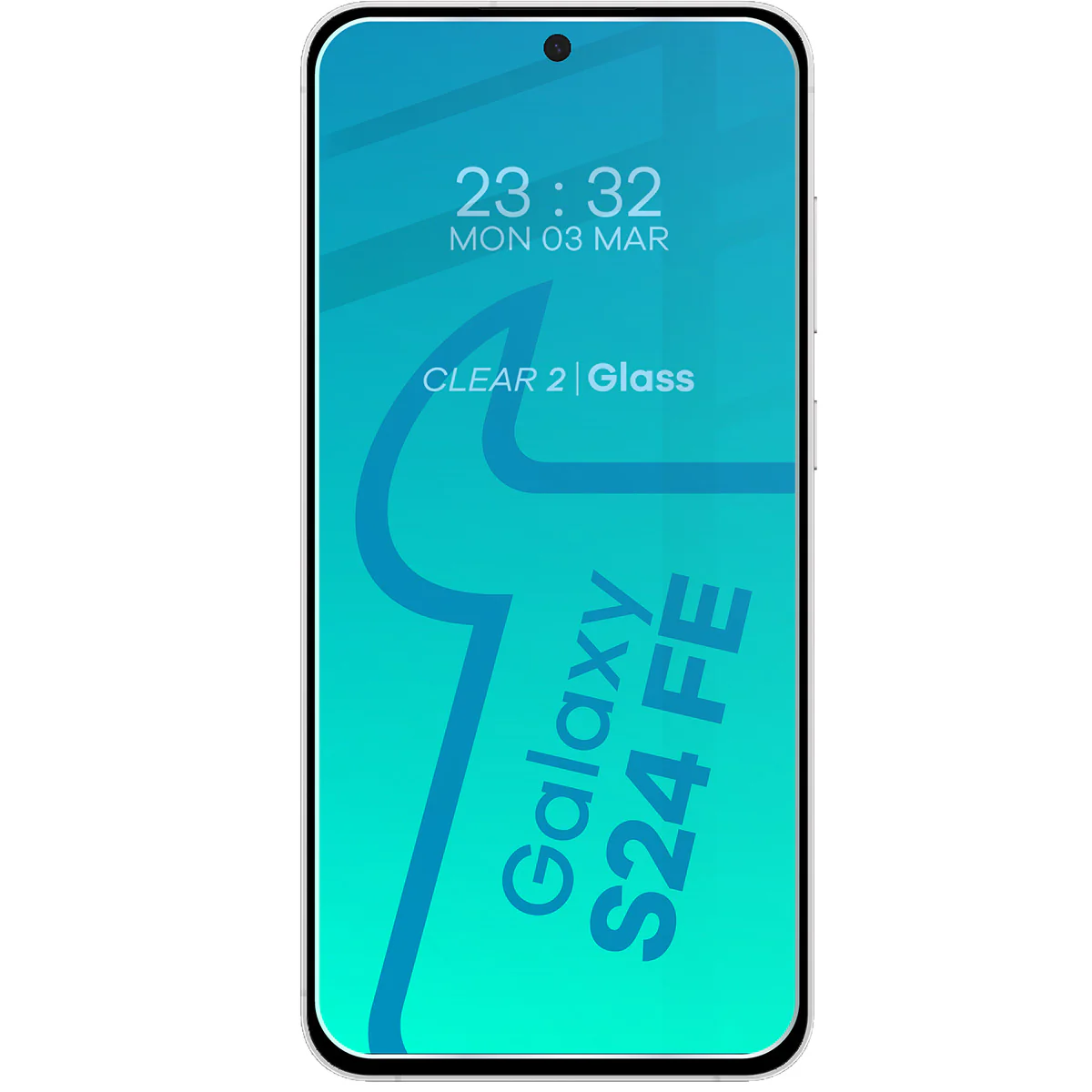 Gehärtetes Glas - 3 Stück + Kameraschutz für Galaxy S24 FE, Bizon Glass Clear Pack - Image 3