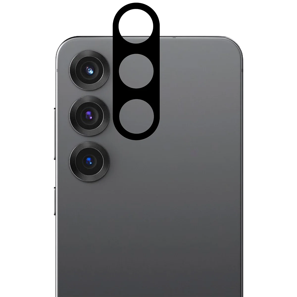 Gehärtetes Glas für die Kamera für Galaxy S25, Bizon Glass Silk Lens, 2 Stück - Image 5