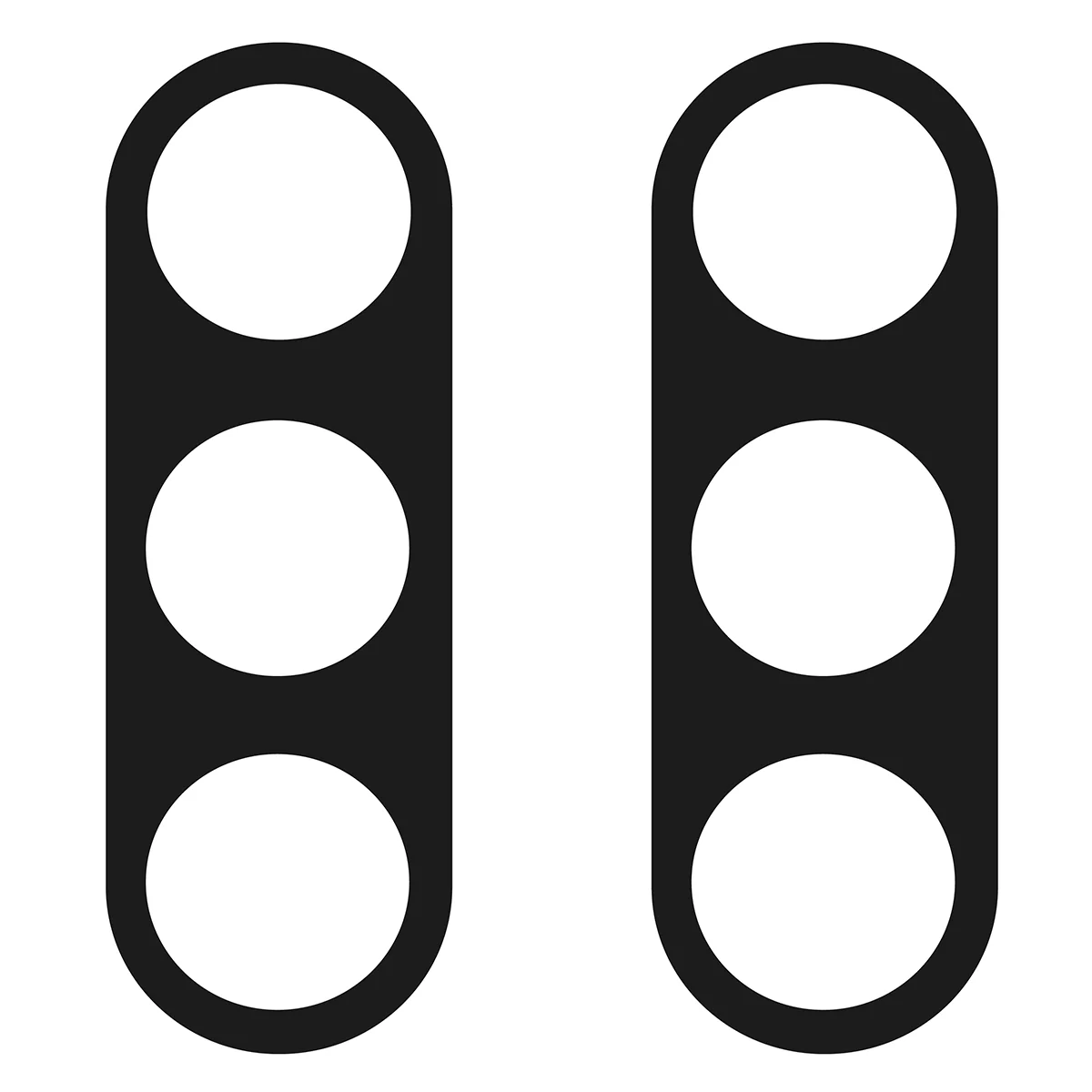 Gehärtetes Glas für die Kamera für Galaxy S25 Plus, Bizon Glass Silk Lens, 2 Stück - Image 3