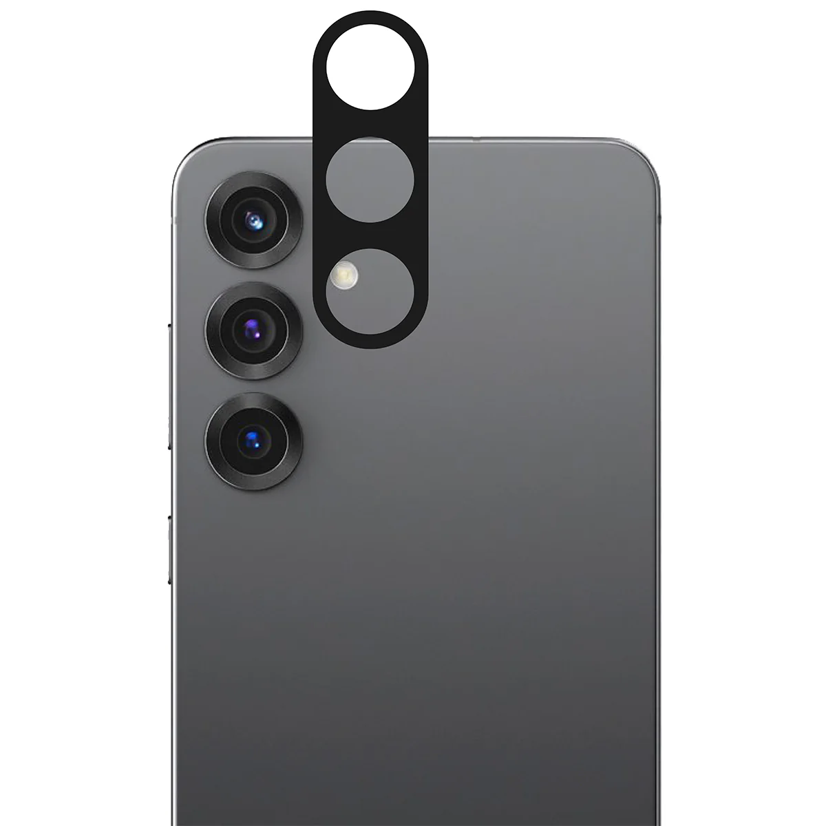 Gehärtetes Glas für die Kamera für Galaxy S25 Plus, Bizon Glass Silk Lens, 2 Stück - Image 5