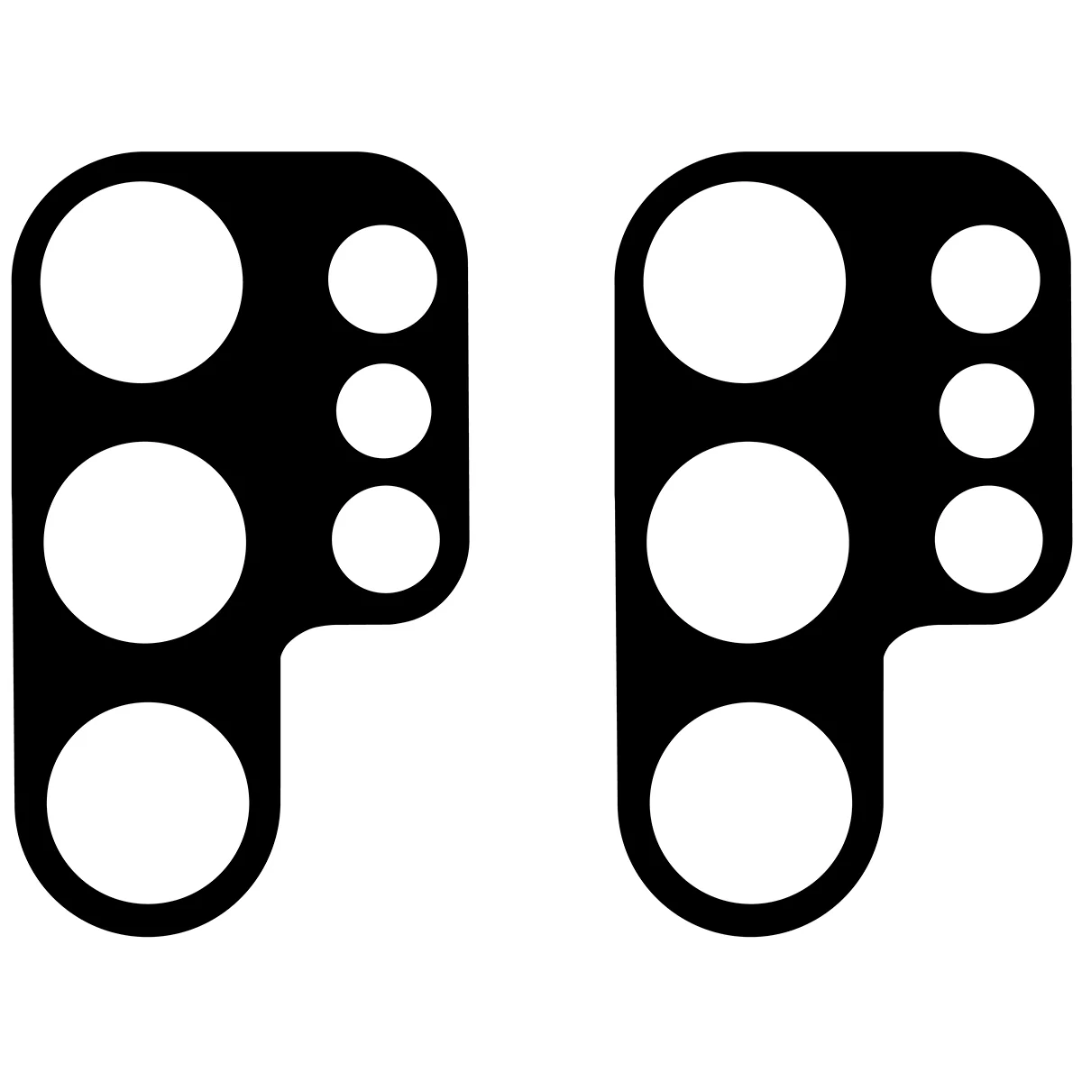 Gehärtetes Glas für die Kamera für Galaxy S25 Ultra, Bizon Glass Silk Lens, 2 Stück - Image 3