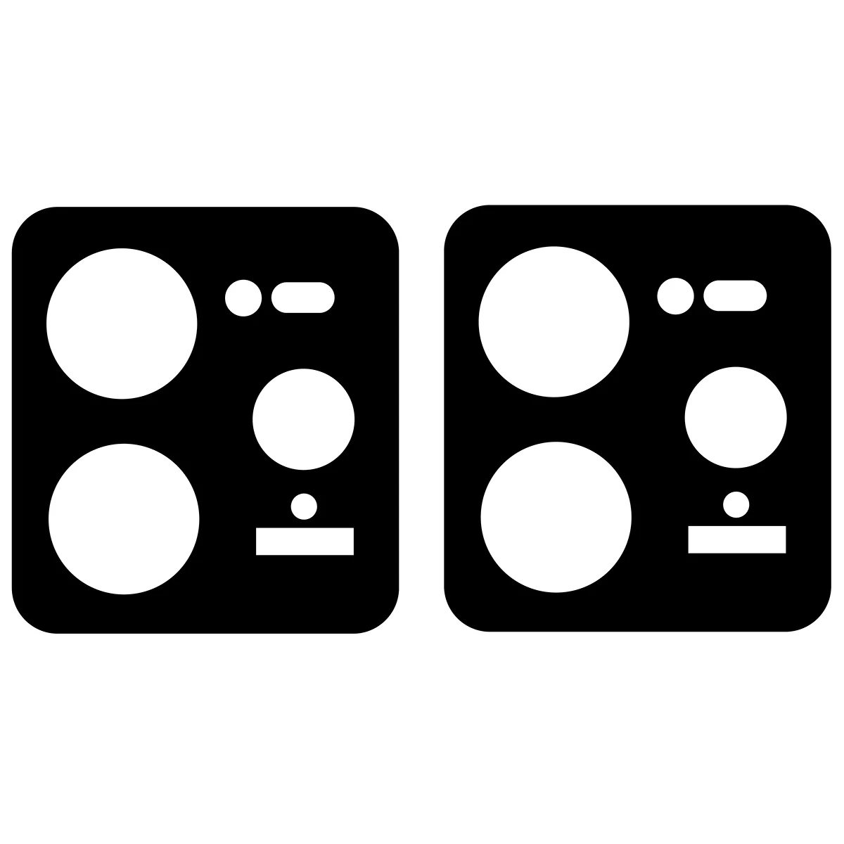 Gehärtetes Glas für die Kamera für Realme GT 7 Pro, Bizon Glass Silk Lens, 2 Stück - Image 3