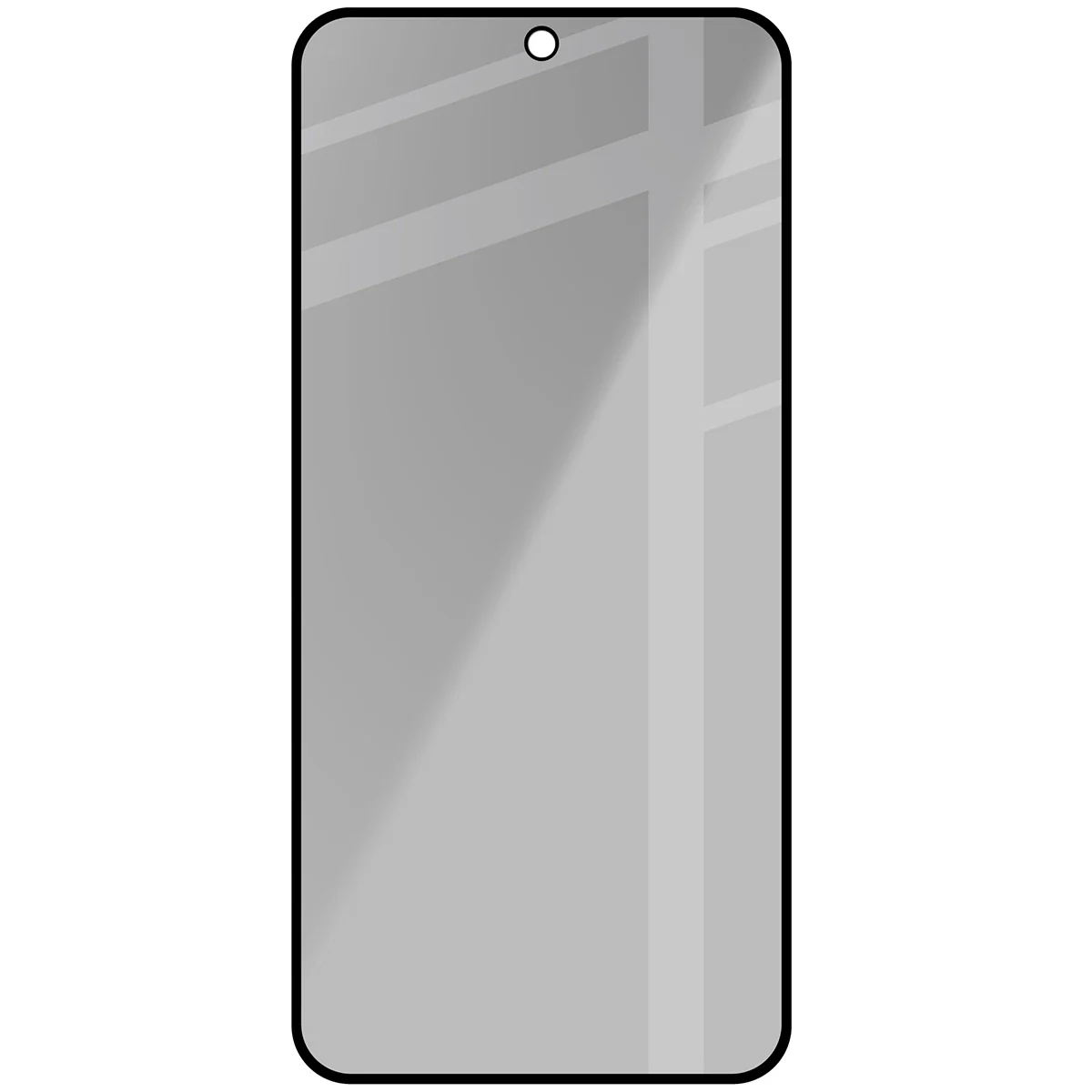 Gehärtetes Glas mit Privatschutzfilter für Galaxy S24 FE 5G / S25 FE 5G/ A36 5G / A56 5G, Bizon Glass Edge Shadow, getönt mit schwarzer Rahmen - Image 3