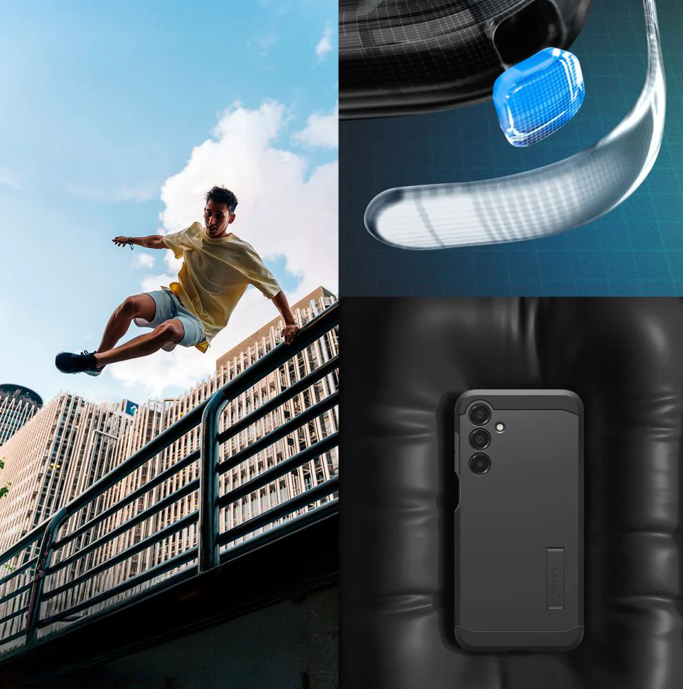 Handyhülle für Galaxy A16 4G / 5G, Spigen Tough Armor, Schwarz - Image 12