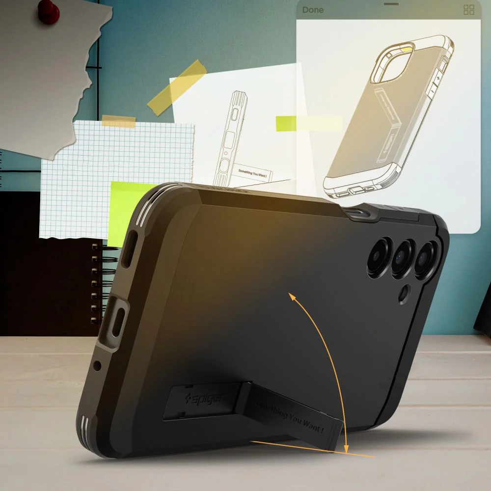 Handyhülle für Galaxy A16 4G / 5G, Spigen Tough Armor, Schwarz - Image 15