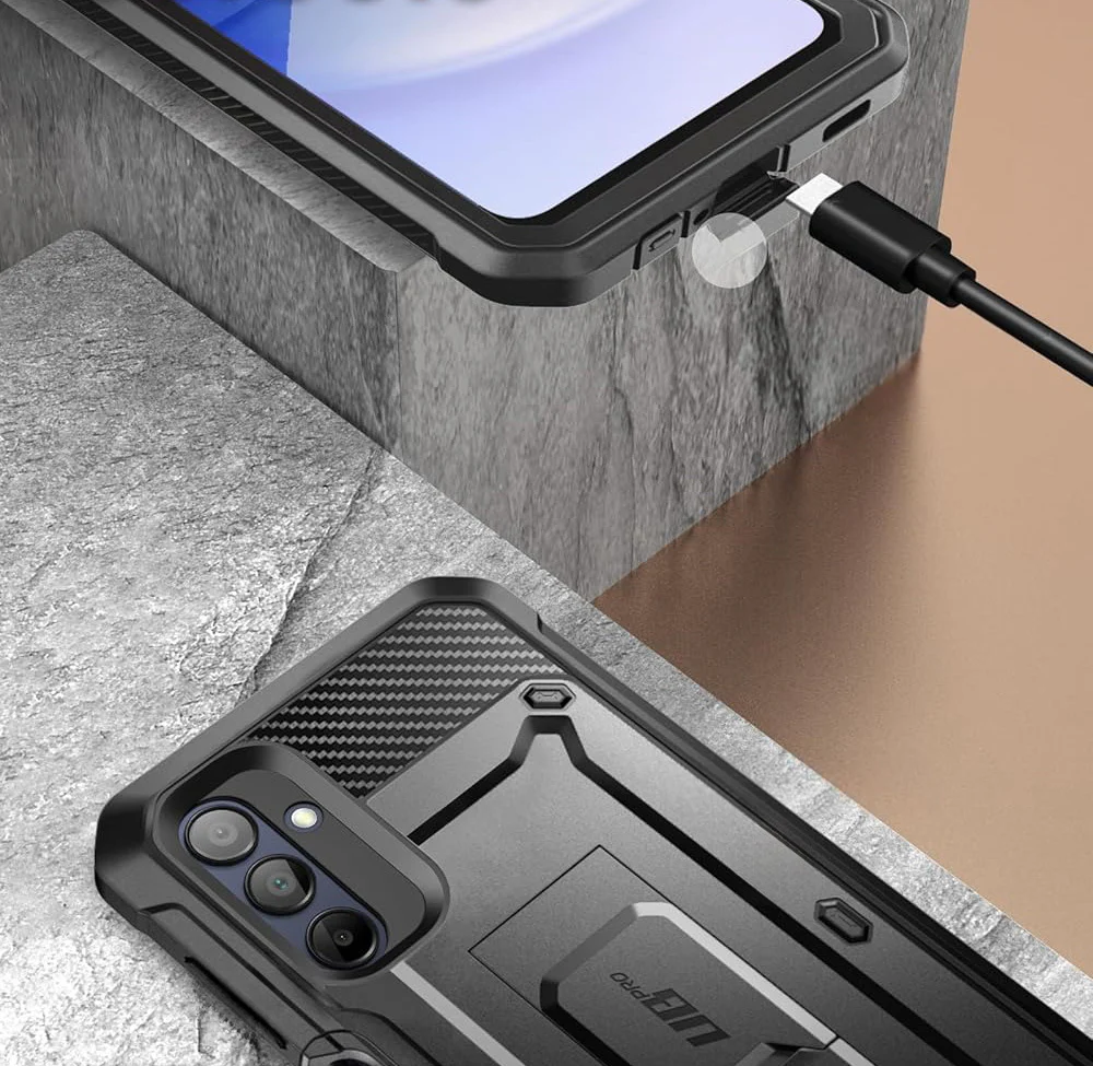 Handyhülle für Galaxy A16 4G / 5G, Supcase UB Pro SP, Schwarz - Image 11