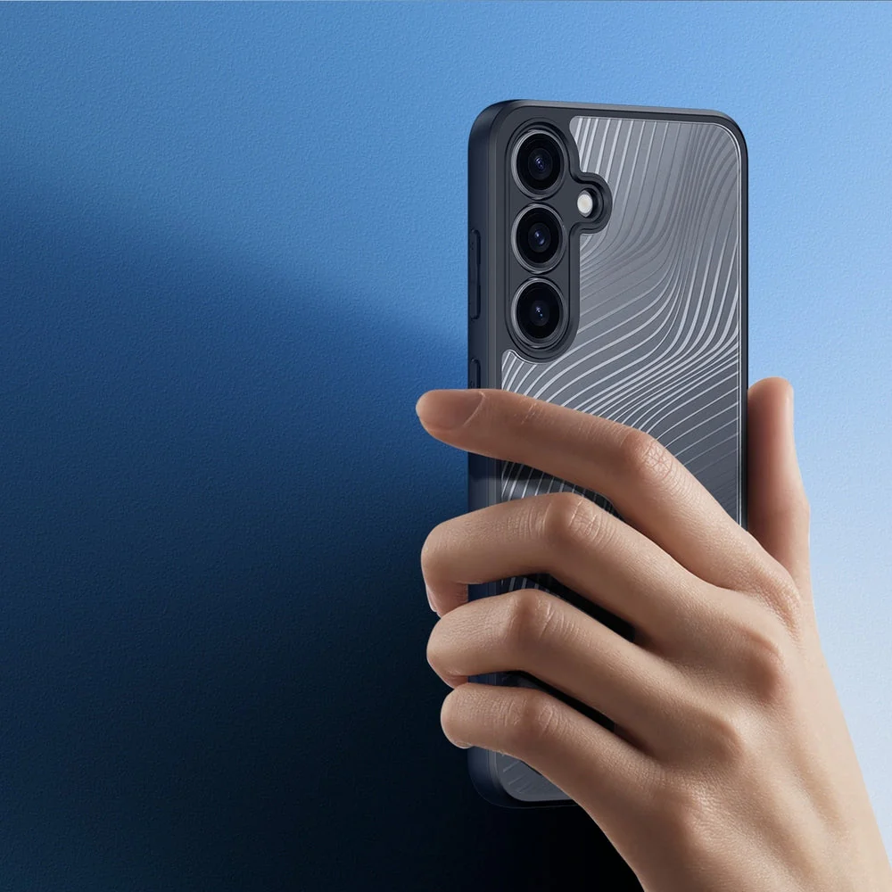 Handyhülle für Galaxy S25, Dux Ducis Aimo, Transparent mit schwarzen Rahmen - Image 4