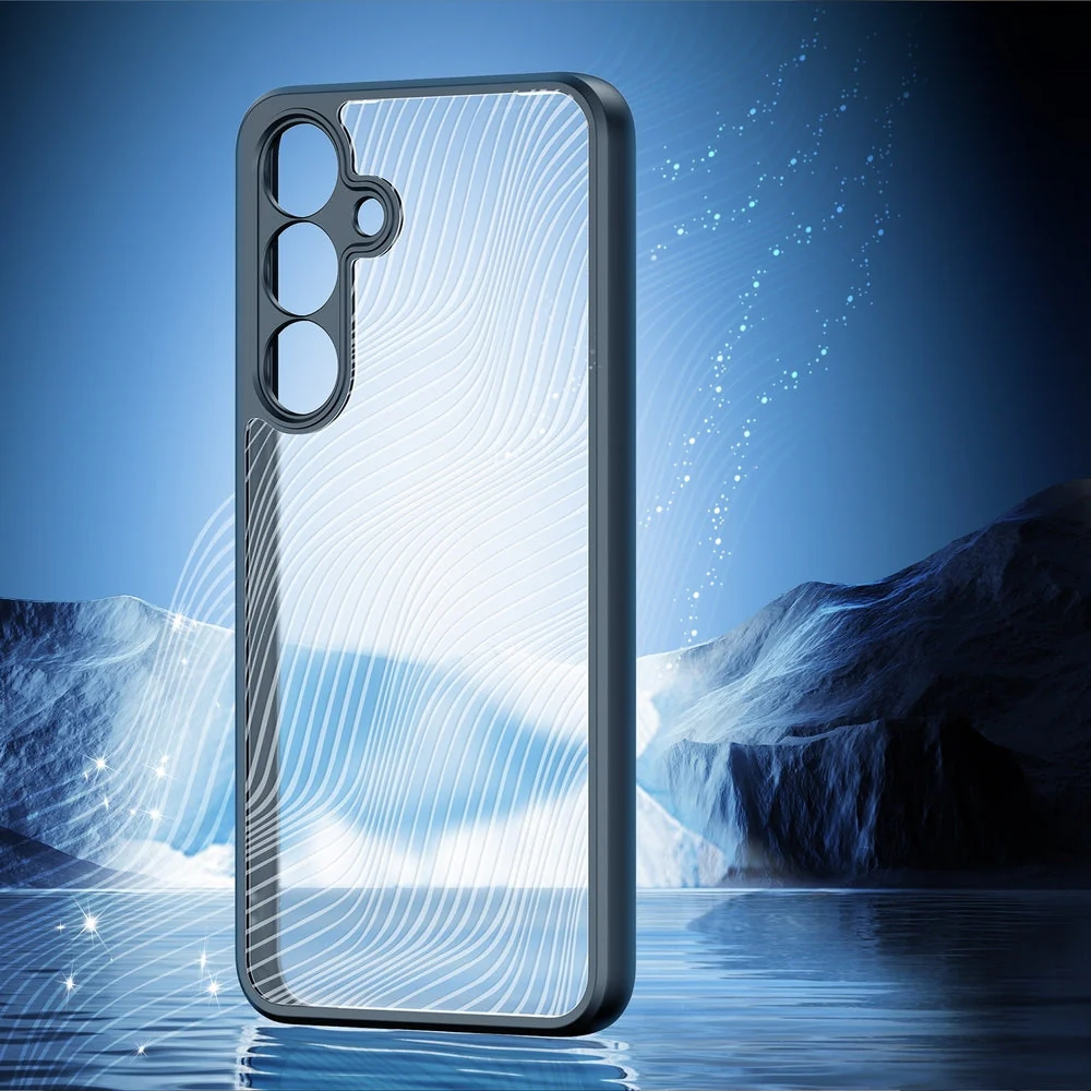 Handyhülle für Galaxy S25, Dux Ducis Aimo, Transparent mit schwarzen Rahmen - Image 5