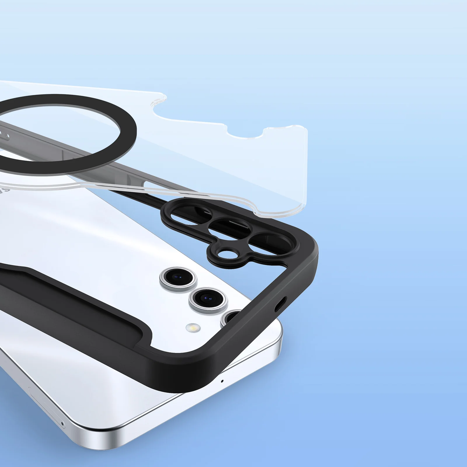 Handyhülle für Galaxy S25 Plus, Dux Ducis Skin X Pro Magnetic mit MagSafe, Schwarz - Image 10