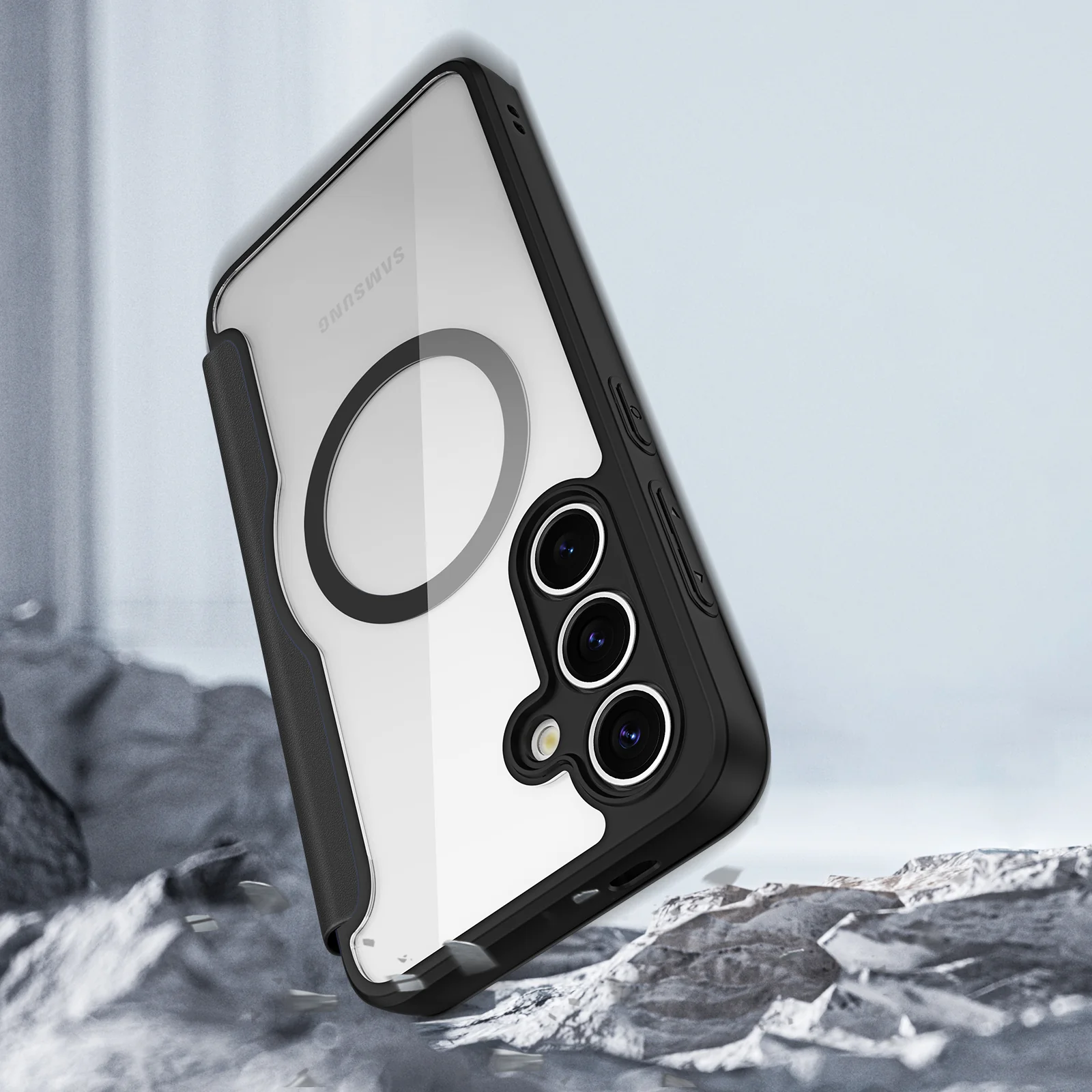 Handyhülle für Galaxy S25 Plus, Dux Ducis Skin X Pro Magnetic mit MagSafe, Schwarz - Image 11