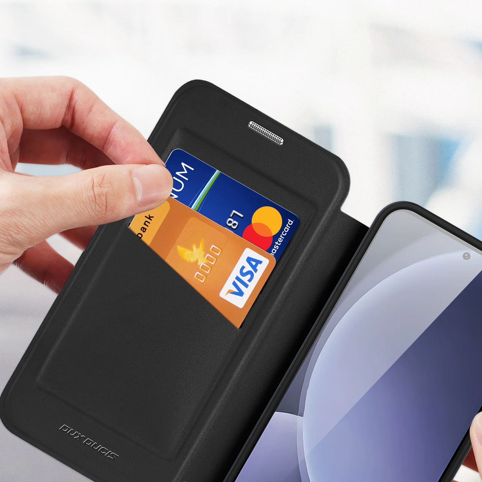 Handyhülle für Galaxy S25 Plus, Dux Ducis Skin X Pro Magnetic mit MagSafe, Schwarz - Image 8