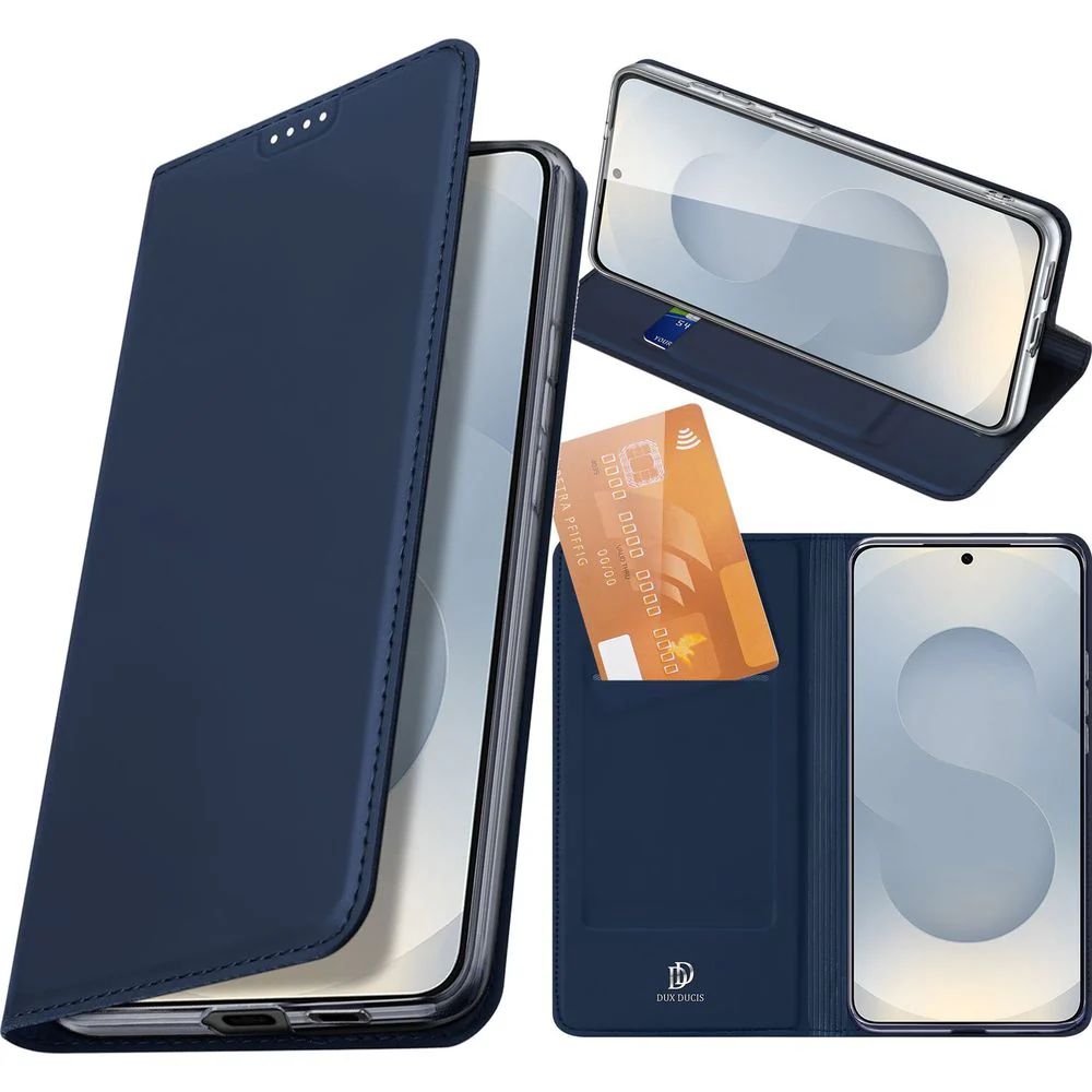 Handyhülle mit Klappe für Galaxy S26, Dux Ducis Skin Pro, Dunkelblau - Image 13
