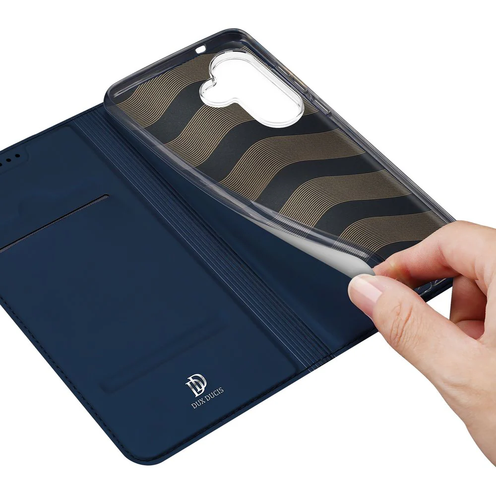 Handyhülle mit Klappe für Galaxy S26, Dux Ducis Skin Pro, Dunkelblau - Image 7