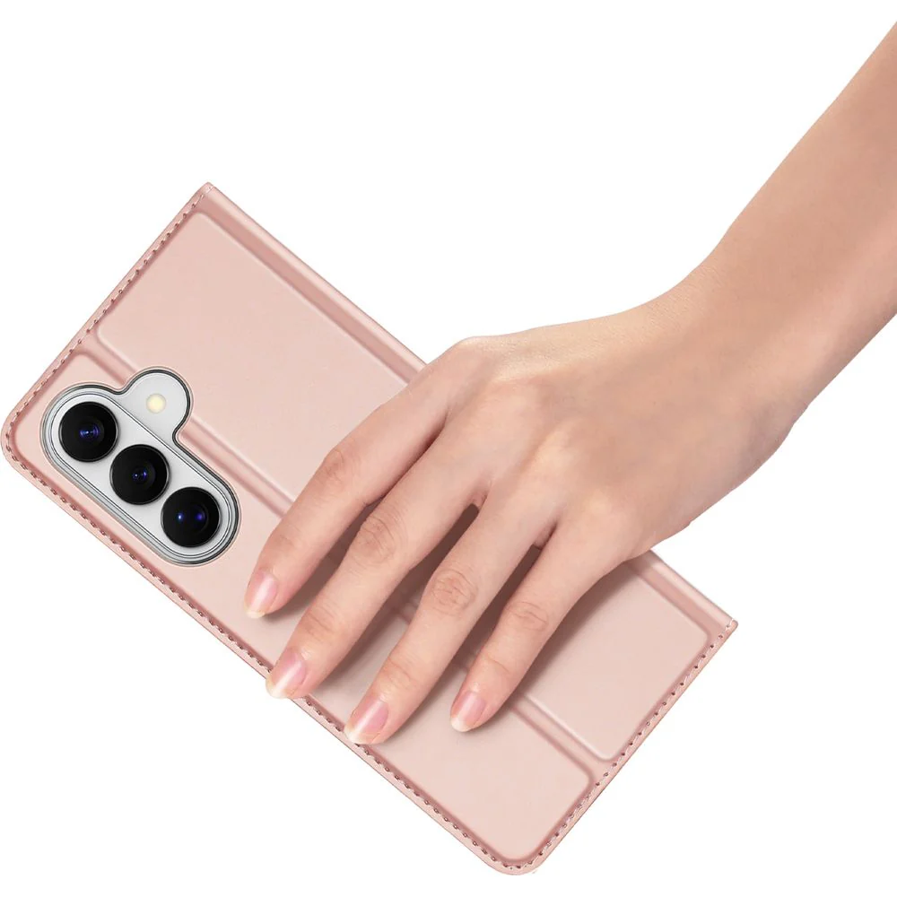 Handyhülle mit Klappe für Galaxy S26, Dux Ducis Skin Pro, Rosa - Image 5