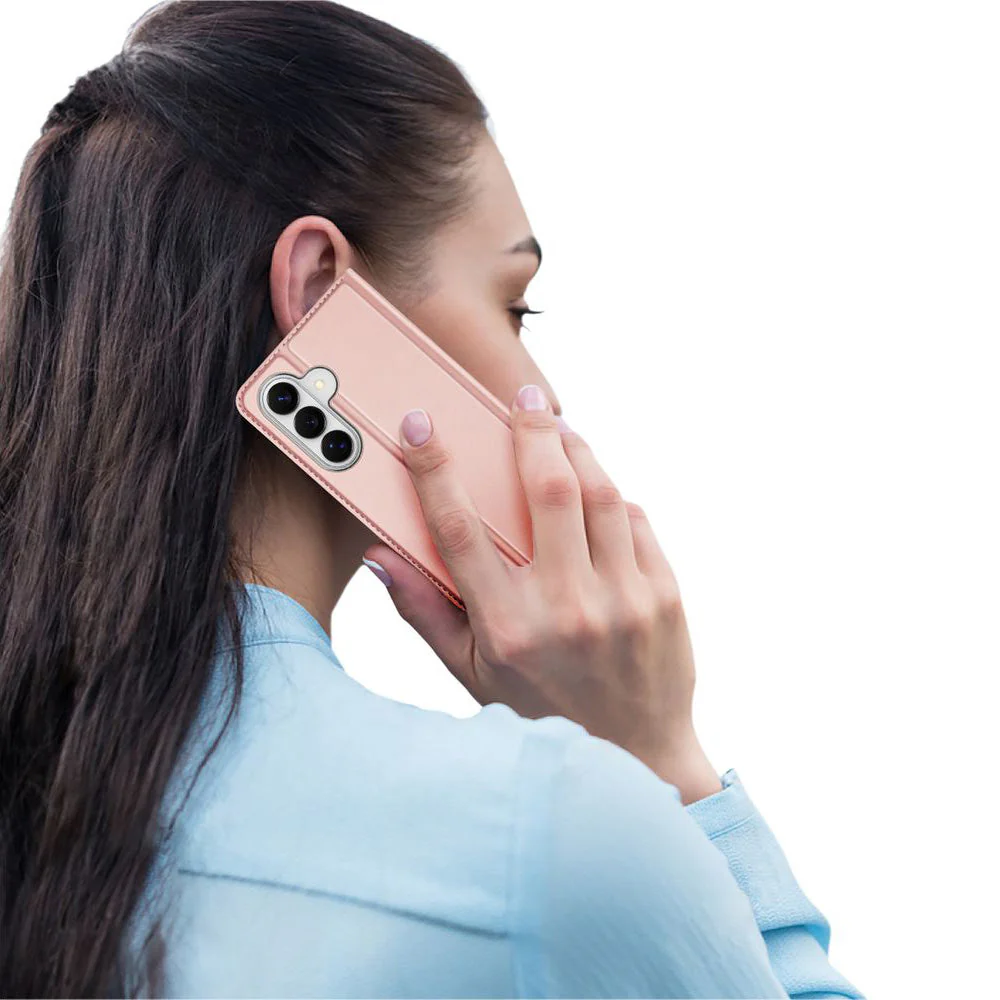 Handyhülle mit Klappe für Galaxy S26, Dux Ducis Skin Pro, Rosa - Image 6