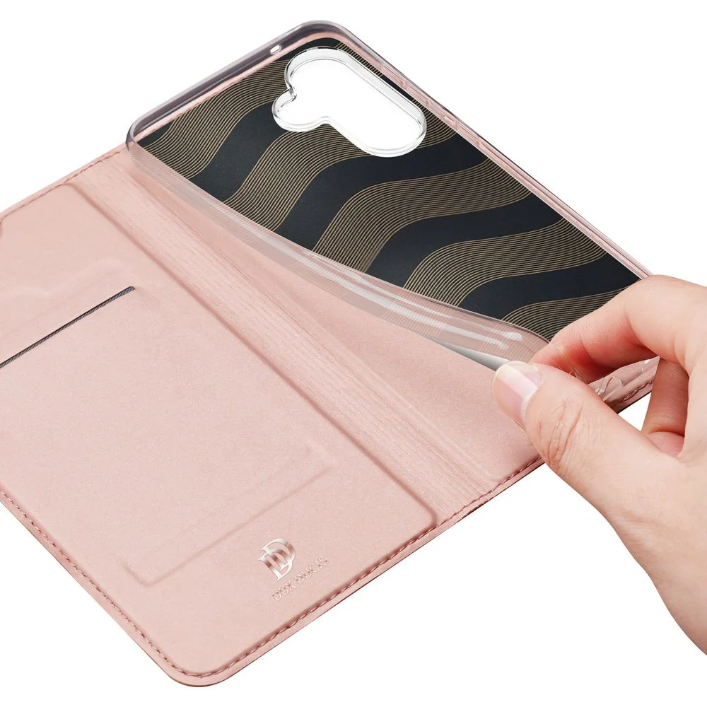 Handyhülle mit Klappe für Galaxy S26, Dux Ducis Skin Pro, Rosa - Image 7