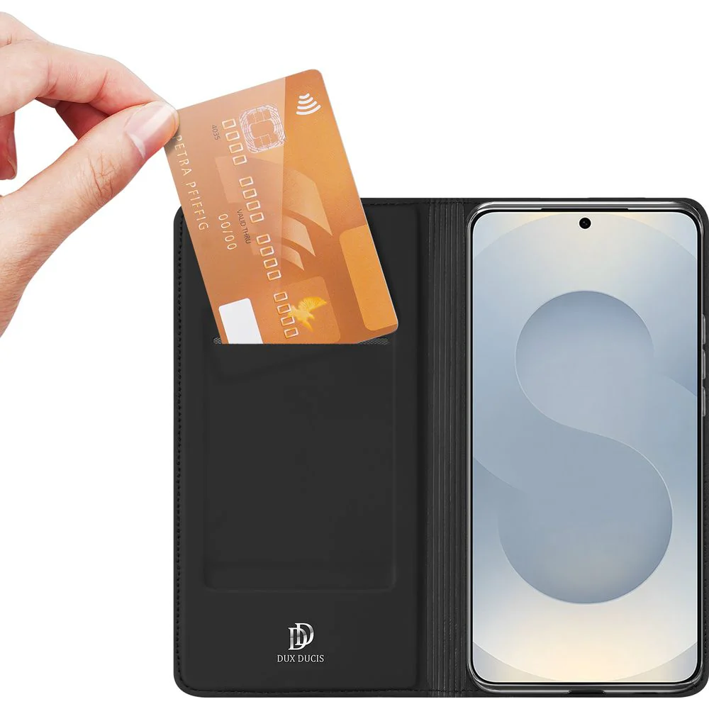 Handyhülle mit Klappe für Galaxy S26, Dux Ducis Skin Pro, Schwarz - Image 12