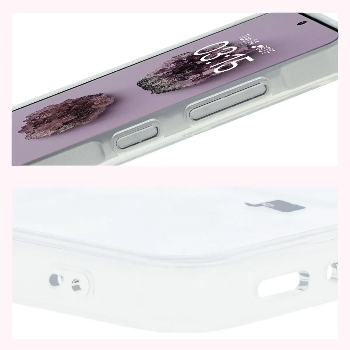 Handyhülle mit Magnetring für Galaxy A36 5G, Bizon Case CrystalO, Transparent - Image 5