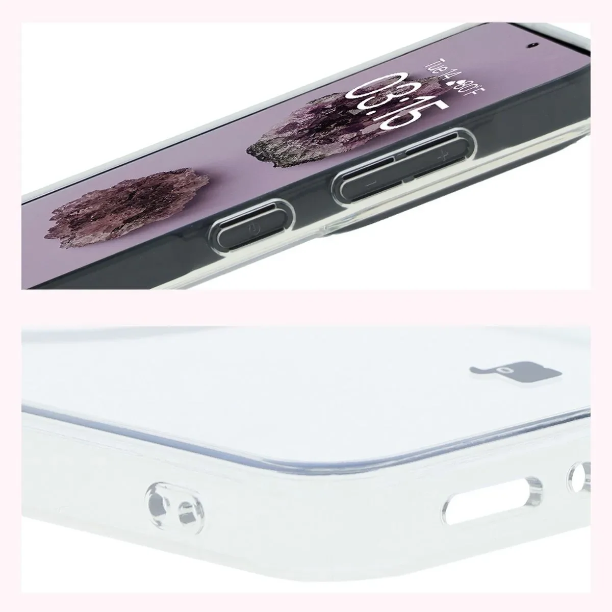 Handyhülle mit Magnetring für Galaxy A56 5G, Bizon Case CrystalO, Transparent - Image 5