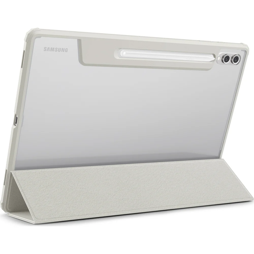 Hülle für Galaxy Tab S10 Ultra / S9 Ultra / S8 Ultra, Spigen Ultra Hybrid Pro, Grau-Transparent - Image 5