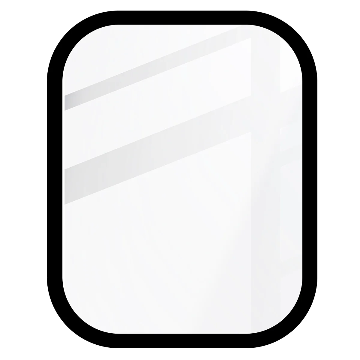 Hybrides Glas für Xiaomi Redmi Watch 5 Lite, Bizon Glass Watch Edge Hybrid, Schwarz - Image 4