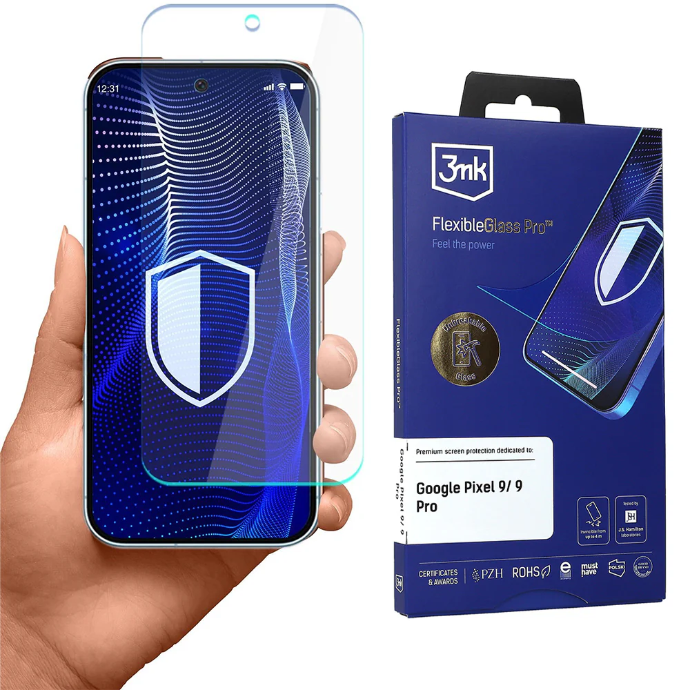 Hybridglas für Google Pixel 9 / 9 Pro, 3mk FlexibleGlass Pro - Image 3