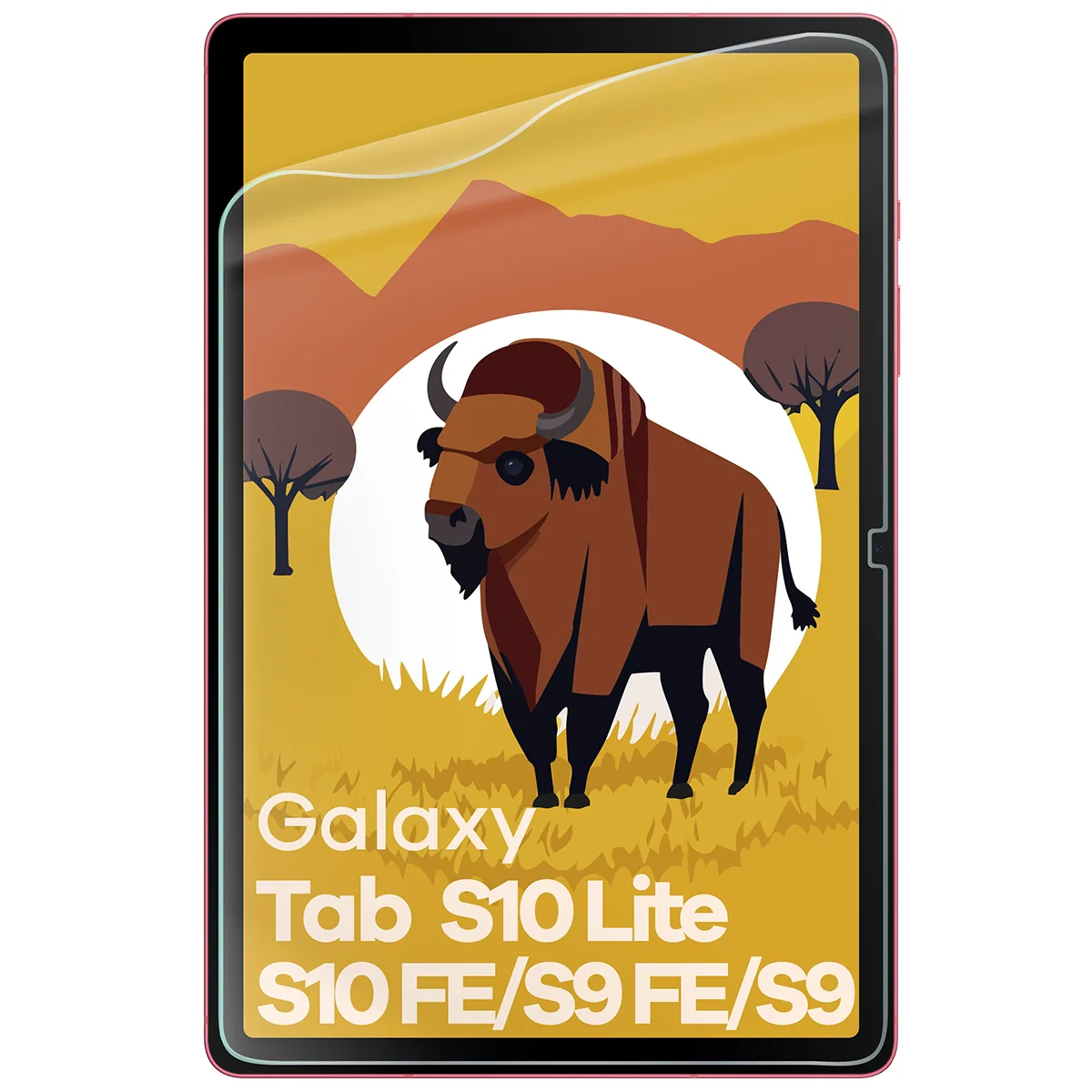 Papierimitationsfolie für Galaxy Tab S10 Lite / S10 FE / S9 FE / S9, Bizon Film Tab Papirus Duo, 2 Stück - Image 3