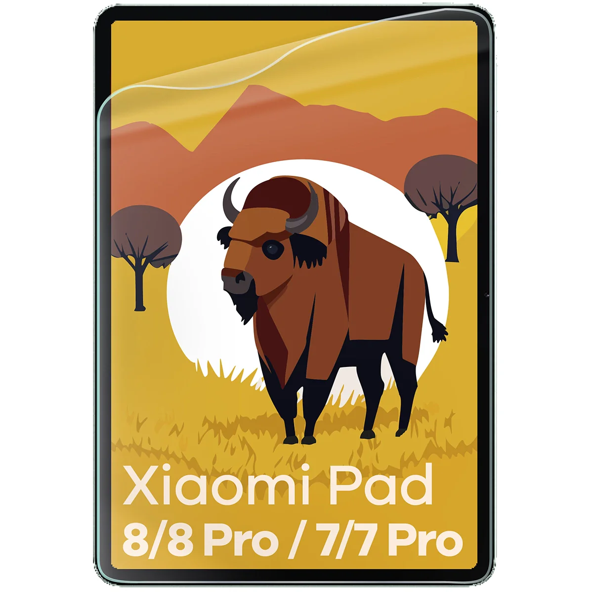 Papierimitationsfolie für Xiaomi Pad 8 / 8 Pro / 7 / 7 Pro, Bizon Film Tab Papirus Duo, 2 Stück - Image 3