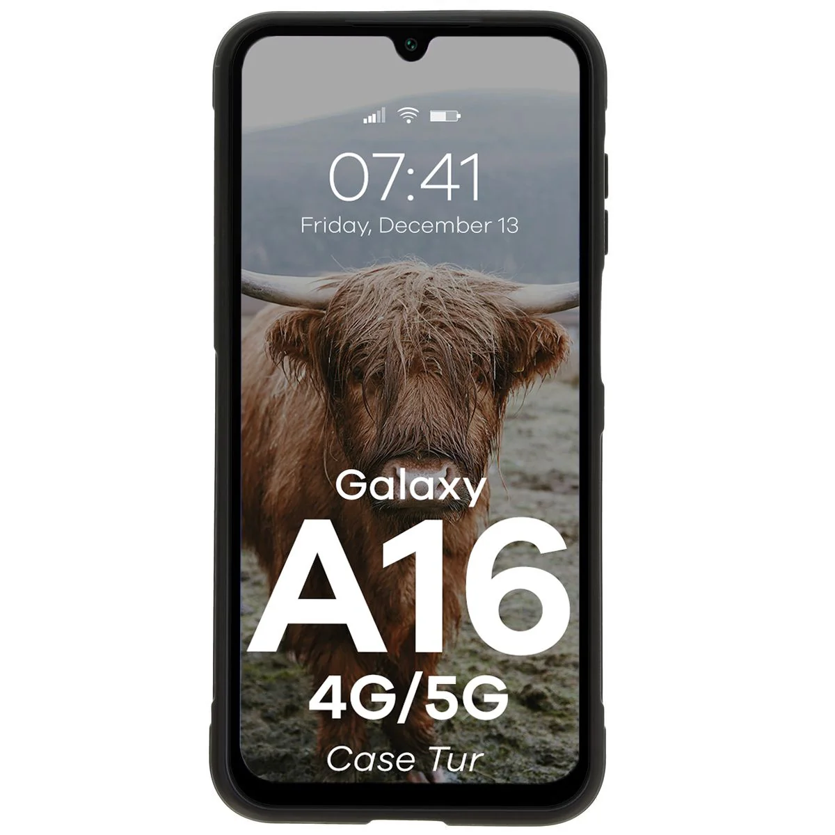 Robuste Handyhülle für Galaxy A16 4G/5G, Bizon Case Tur, Schwarz - Image 5