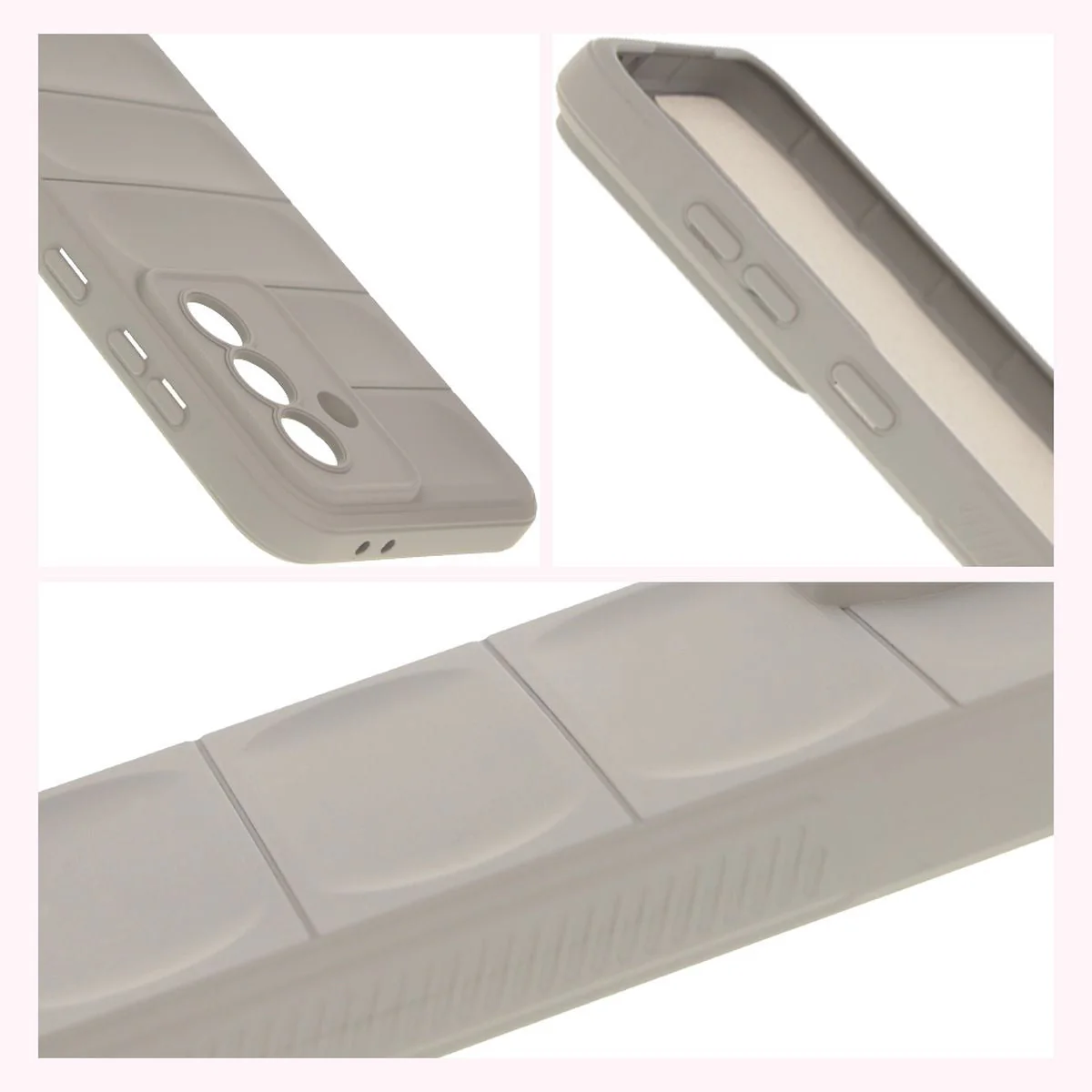 Robuste Handyhülle für Galaxy A36 5G / Galaxy A56 5G, Bizon Case Tur, Hellgrau - Image 7