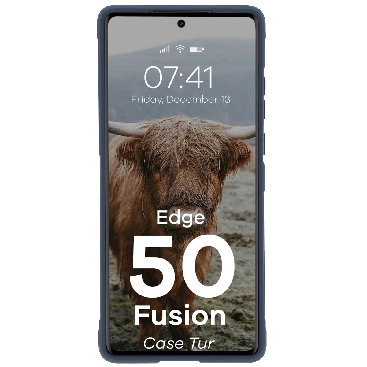 Robuste Handyhülle für Motorola Edge 50 Fusion, Bizon Case Tur, Dunkelblau - Image 5