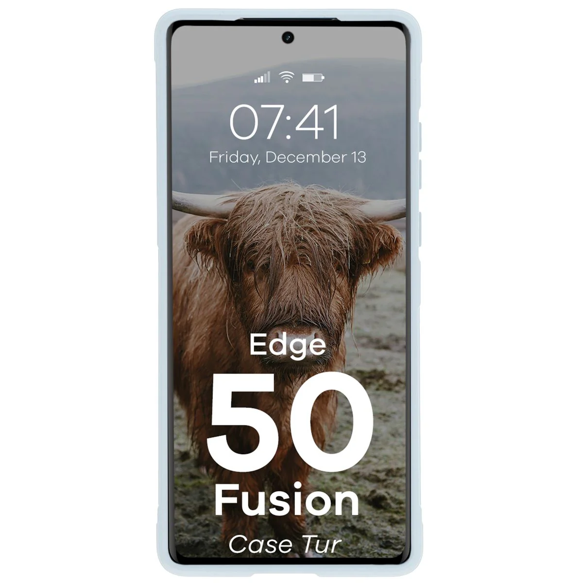 Robuste Handyhülle für Motorola Edge 50 Fusion, Bizon Case Tur, Hellblau - Image 5