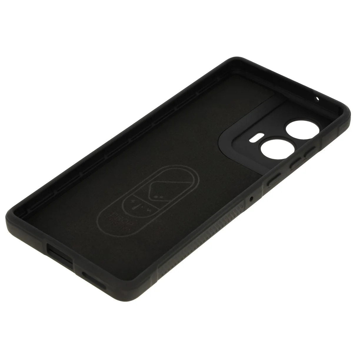 Robuste Handyhülle für Motorola Edge 50 Fusion, Bizon Case Tur, Schwarz - Image 4