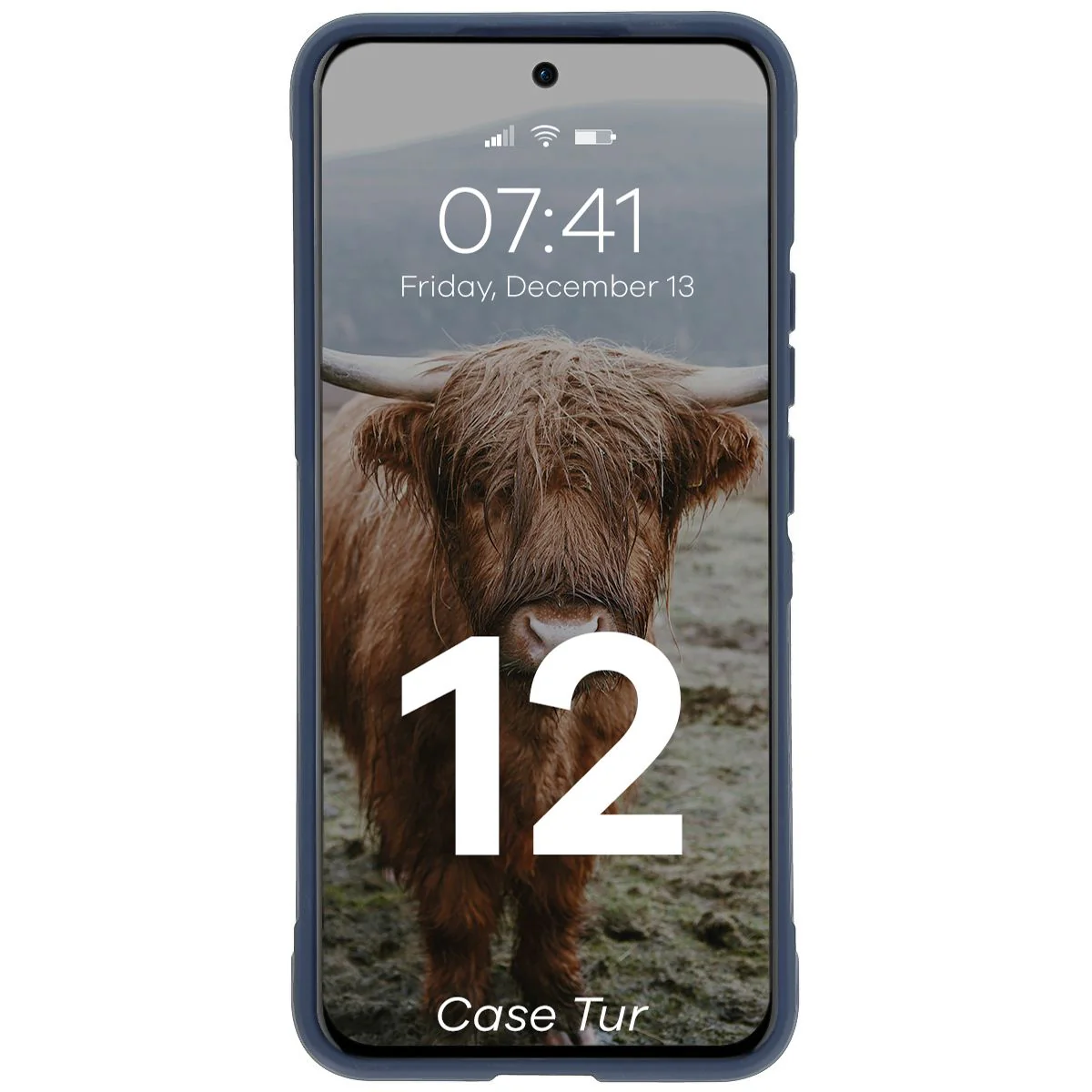 Robuste Handyhülle für Oppo Reno 12, Bizon Case Tur, Dunkelblau - Image 5