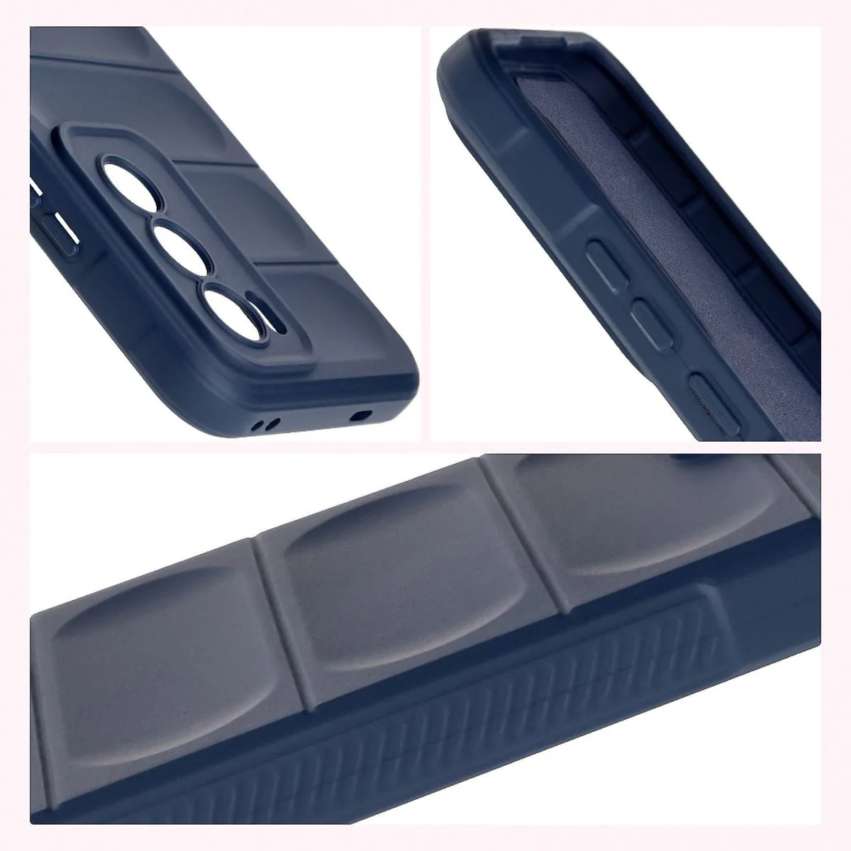 Robuste Handyhülle für Oppo Reno 12 Pro, Bizon Case Tur, Dunkelblau - Image 7