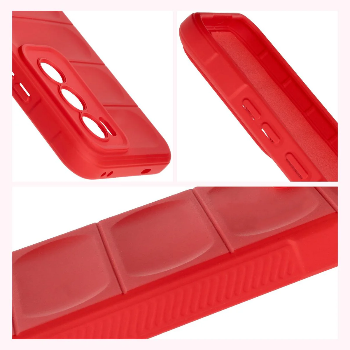 Robuste Handyhülle für Oppo Reno 12 Pro, Bizon Case Tur, Rot - Image 7