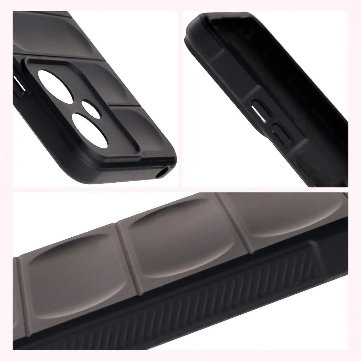 Robuste Handyhülle für Xiaomi Redmi 13C 5G, Bizon Case Tur, Schwarz - Image 7