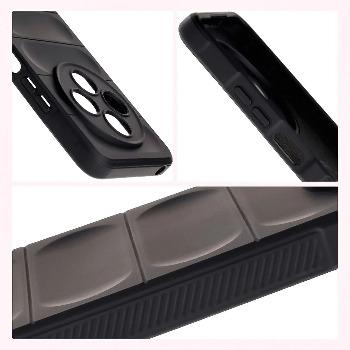 Robuste Handyhülle für Xiaomi Redmi 14C 4G / POCO C75, Bizon Case Tur, Schwarz - Image 7