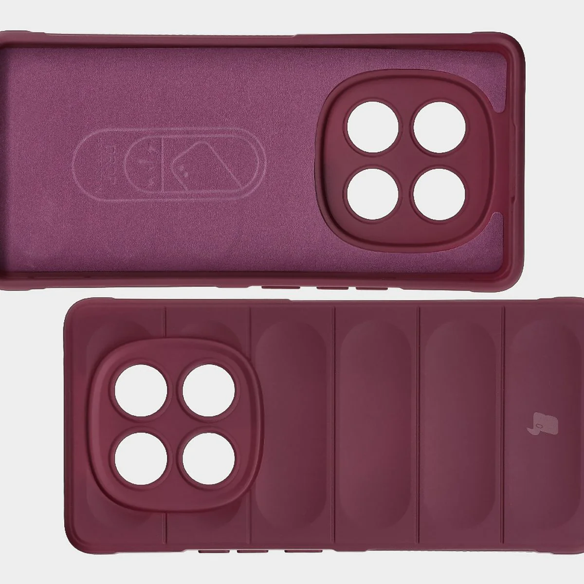 Robuste Handyhülle für Xiaomi Redmi Note 14 Pro 4G, Bizon Case Tur, Burgunderrot - Image 6