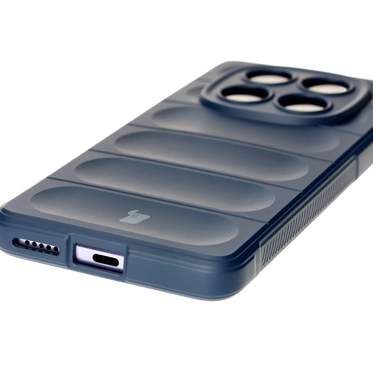 Robuste Handyhülle für Xiaomi Redmi Note 14 Pro 4G, Bizon Case Tur, Dunkelblau - Image 3