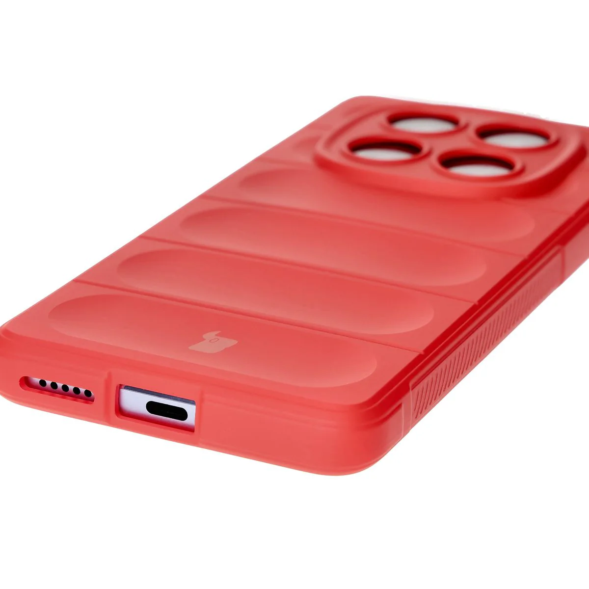 Robuste Handyhülle für Xiaomi Redmi Note 14 Pro 4G, Bizon Case Tur, Rot - Image 3