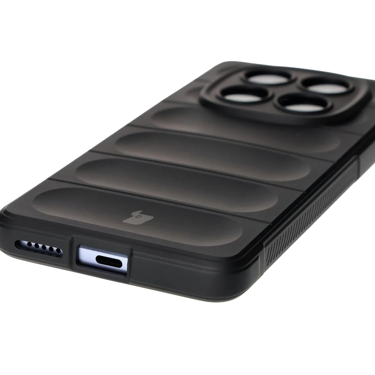 Robuste Handyhülle für Xiaomi Redmi Note 14 Pro 4G, Bizon Case Tur, Schwarz - Image 3