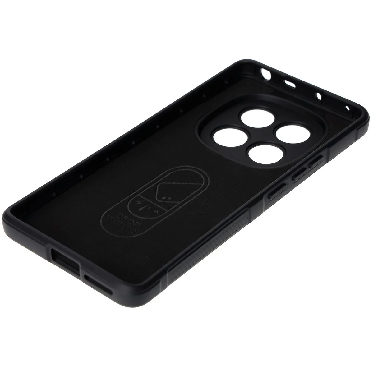 Robuste Handyhülle für Xiaomi Redmi Note 14 Pro 4G, Bizon Case Tur, Schwarz - Image 4