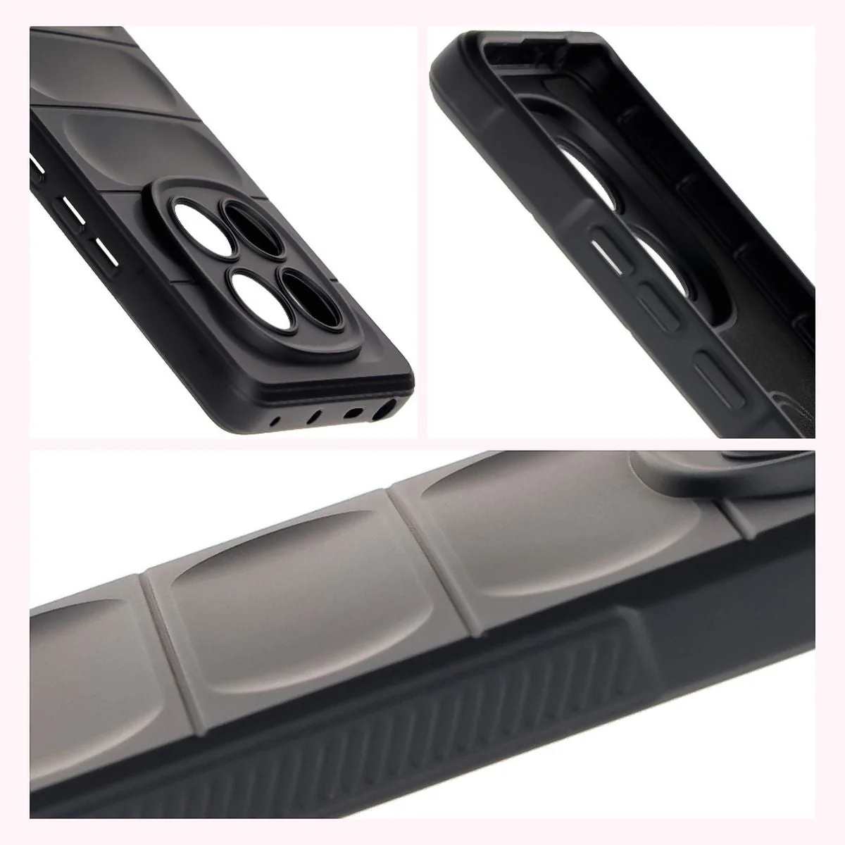 Robuste Handyhülle für Xiaomi Redmi Note 14 Pro 4G, Bizon Case Tur, Schwarz - Image 7