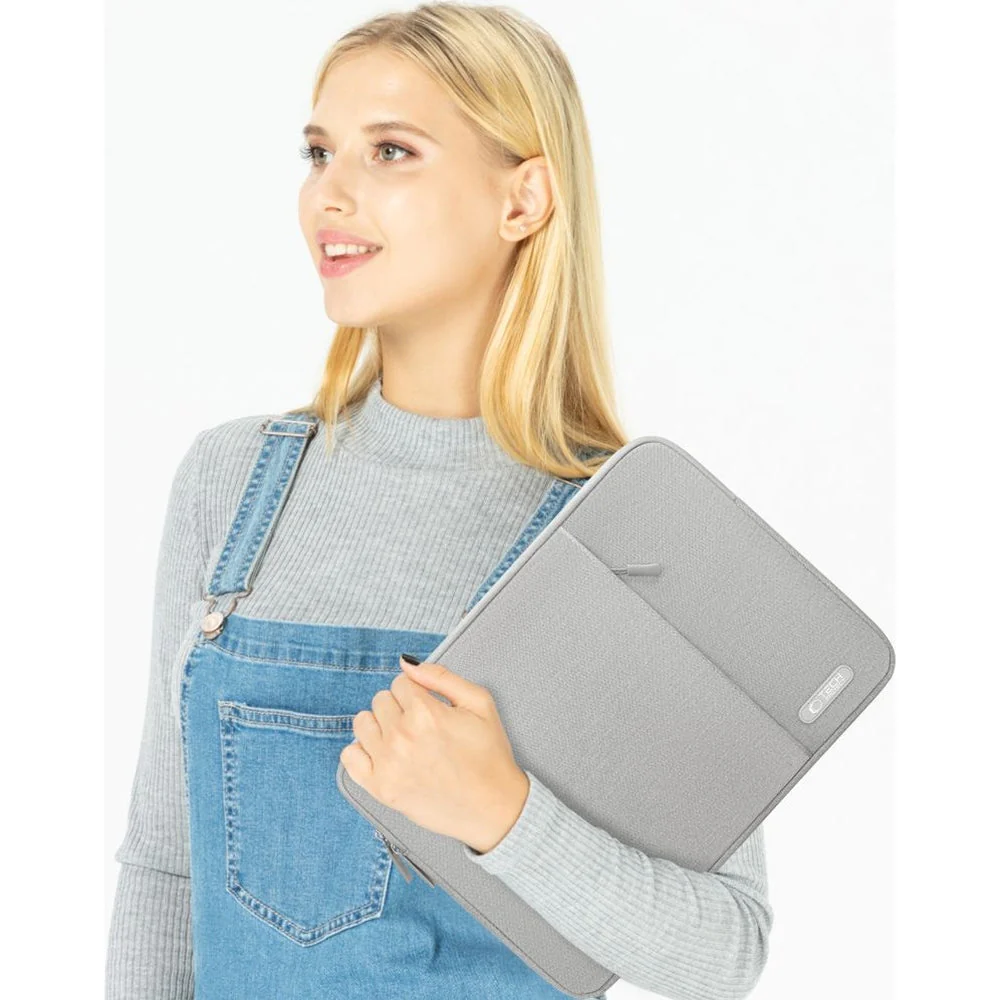 Schutzhülle für 15" / 16" Laptop, Tech-Protect Sleevy, Grau - Image 8