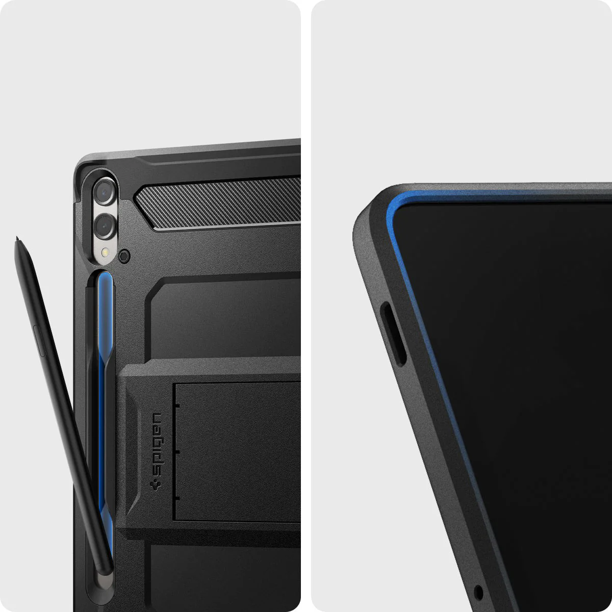 Schutzhülle für Galaxy Tab S10 Plus / S9 Plus, Spigen Tough Armor Pro, Schwarz - Image 16