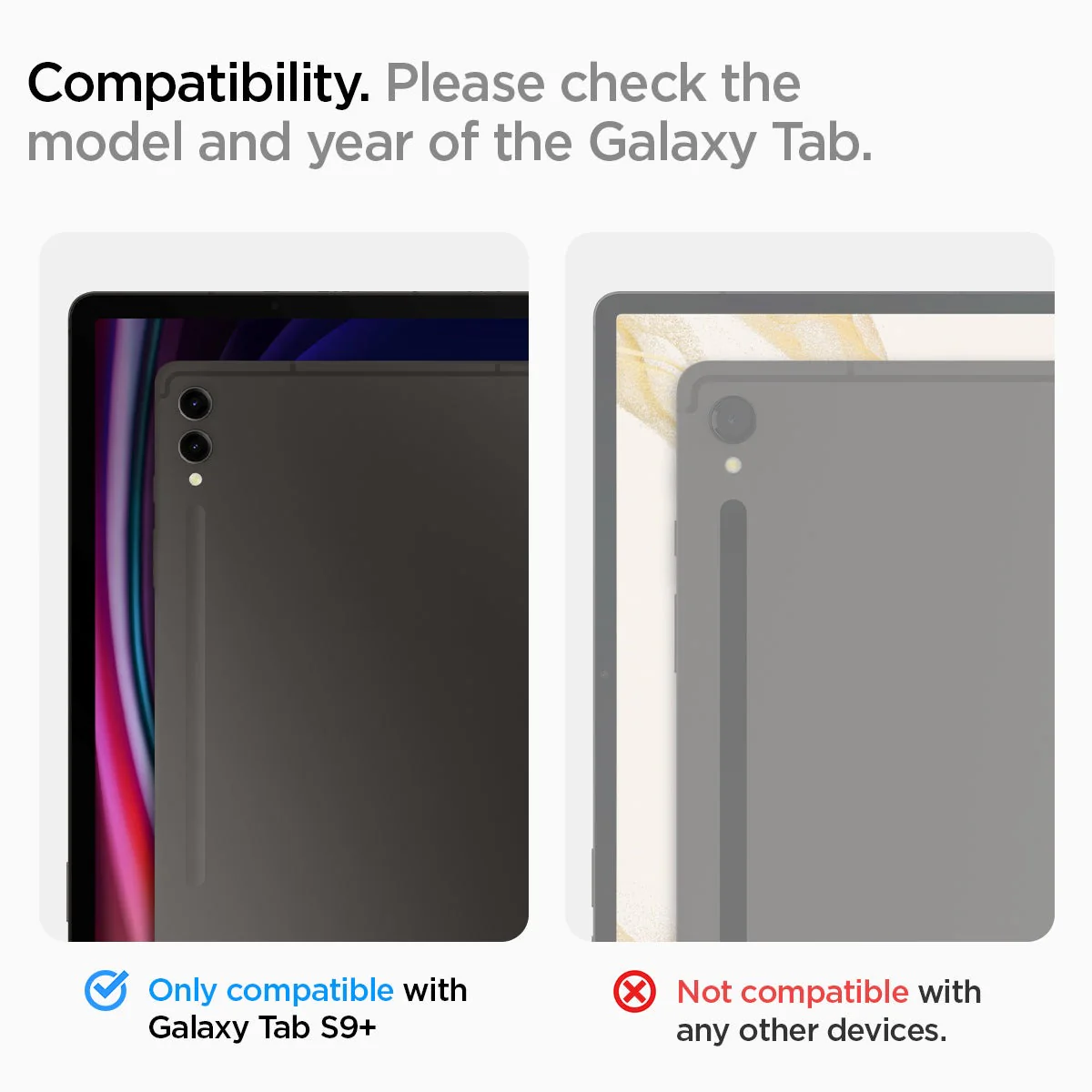 Schutzhülle für Galaxy Tab S10 Plus / S9 Plus, Spigen Tough Armor Pro, Schwarz - Image 18