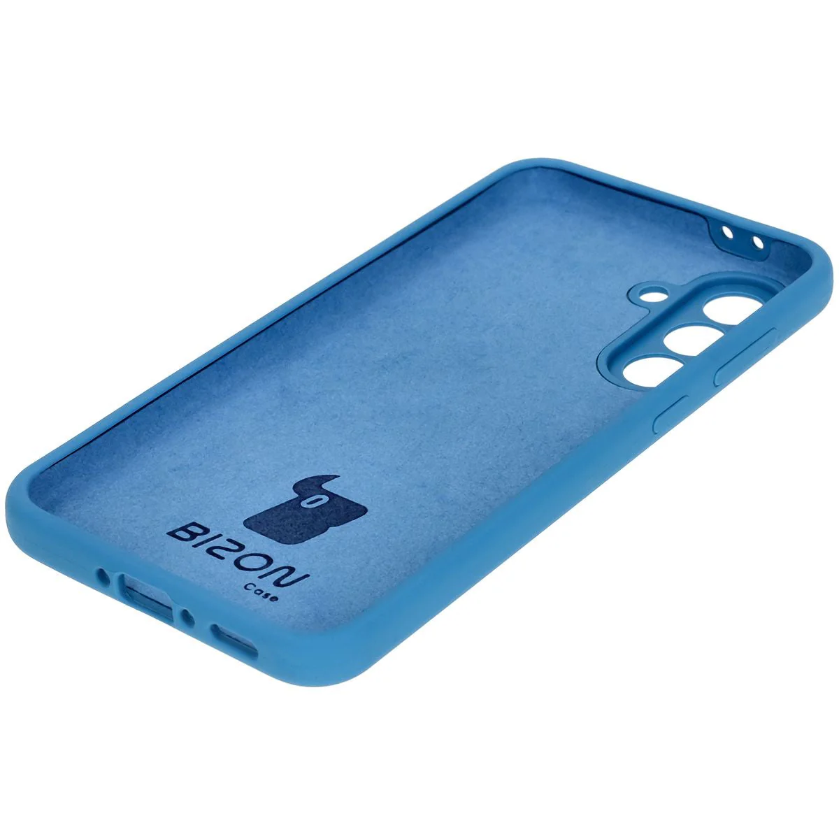 Silikon Handyhülle für Galaxy A56 5G, Bizon Soft Case, Blau - Image 4